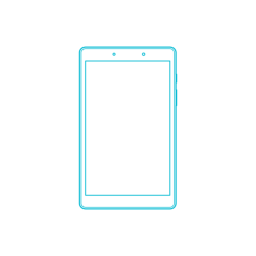 Digital Samsung Galaxy Tab A 8 Inch Sketch Svg Vector, Free Vectors File